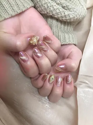 ミディアム ネイル Reonail 💕Kana💕のネイルデザイン