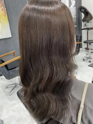セミロング 透明感カラー🕊️✨ Mayu🦮🩶のヘアスタイル