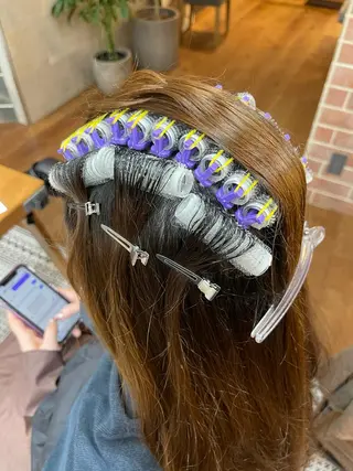 セミロング 開發 智也のヘアスタイル