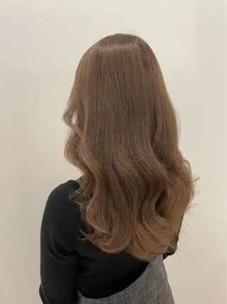 セミロング 韓国風🤍 イワサキ　リコ🍒のヘアスタイル