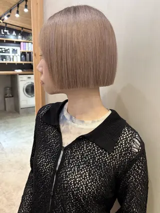 ショート カラー 🫐寒色系カラー 🫐ヤマナカリリカのヘアスタイル
