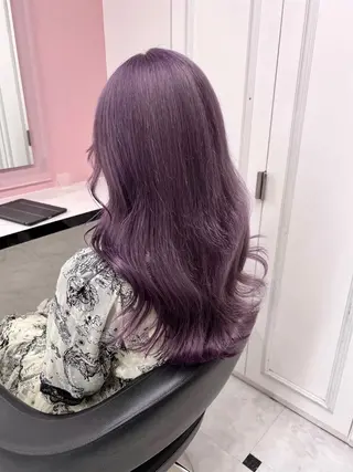 ロング カラー ヘアアレンジ えびけん/色落ちまで 可愛い♥️のヘアスタイル