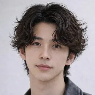 パーマ メンズ メンズパーマ💈藤田 晃志のヘアスタイル