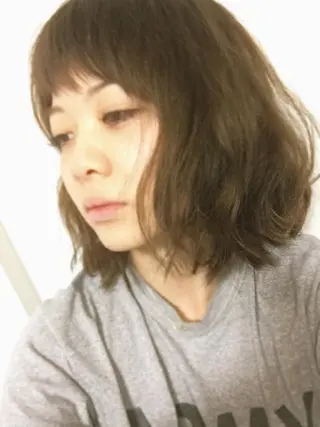 ショート ミディアム カラー パーマ 縮毛矯正×髪質改善 店長　DAITOのヘアスタイル