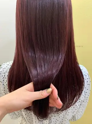 ロング カラー hub hair レイヤー/透明感のヘアスタイル