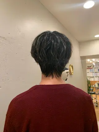 カラー メンズ 村田 陸のヘアスタイル