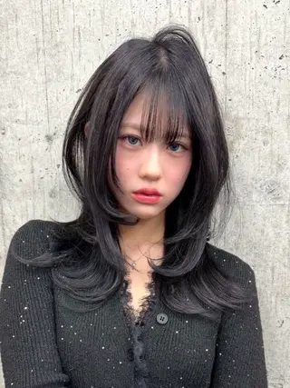 セミロング カラー ❤️‍🔥池袋 / shu❤️‍🔥のヘアスタイル