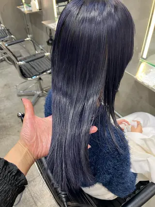 ロング カラー haco＋所属・圧倒的デザイン力 店長🎨RENAのヘアスタイル