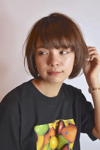 ショート カラー ✨髪質改善縮毛矯正✨ 宇田川修平のヘアスタイル