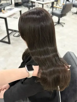 ロング カラー 盛れる顔まわり✨🎀 レイヤー別所好葉のヘアスタイル