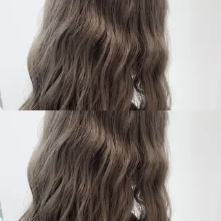 ロング カラー ヘアアレンジ ハイトーン特化 川井優汰のヘアスタイル