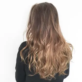 ロング カラー 韓国レイヤーカット★ 小林大樹のヘアスタイル