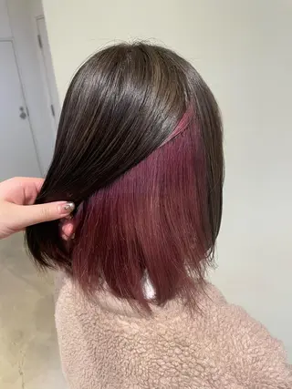 カラー 中尾 唯音名のヘアスタイル