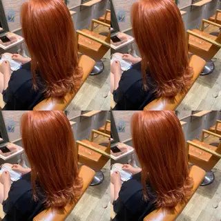 ミディアム ✨縮毛矯正✖︎顔周り レイヤー✨ナカムラのヘアスタイル