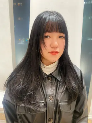 ロング 増井 彩乃のヘアスタイル