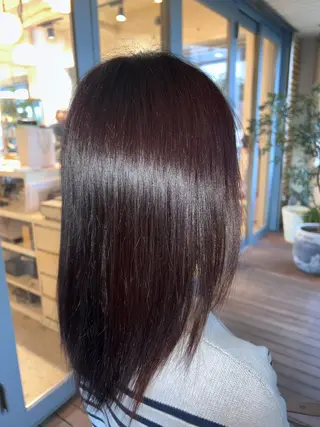 ミディアム カラー 若林 綾乃のヘアスタイル