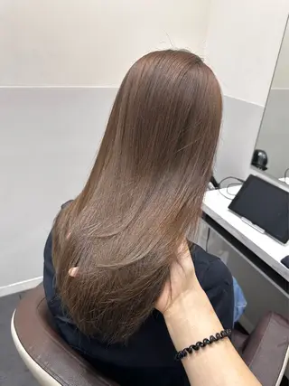 ロング カラー 矢野 晃平のヘアスタイル