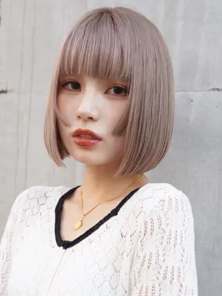 ショート カラー 🌟ショートボブ特化 美容師🌟ジョセフのヘアスタイル