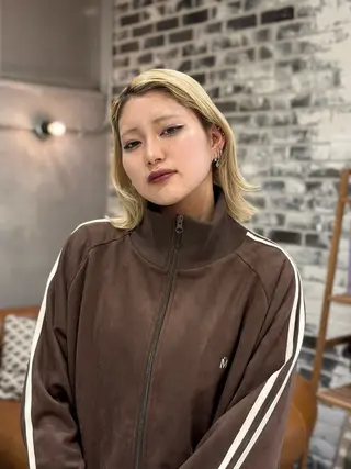 ショート カラー 🌀渋谷ボブパーマ 🌀河野瑠太のヘアスタイル