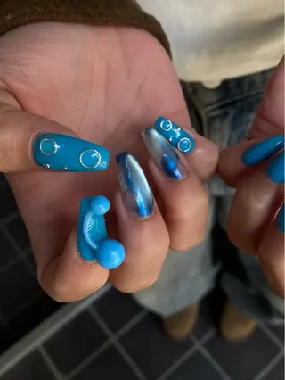 ネイル nano/きもかわ nail🐬🫧のネイルデザイン