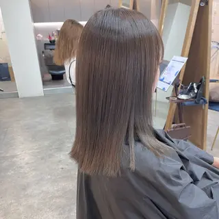 セミロング カラー 韓国ヘア/ 髪質改善特化谷名勇輝のヘアスタイル