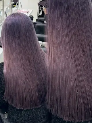 ロング カラー ヘアアレンジ 💓ブリーチ特化 透明感💓あい💓のヘアスタイル