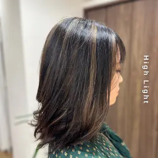 ミディアム カラー しんのすけ /モデルさん募集中のヘアスタイル