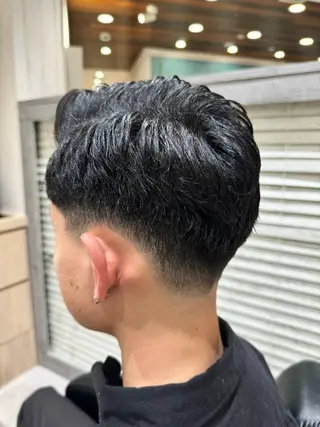 ショート パーマ メンズ Misaki Kuradomeのヘアスタイル
