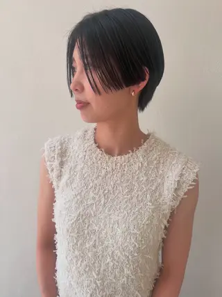 ショート カラー 透明感カラー🫧🌈 似合わせカット✂︎のヘアスタイル