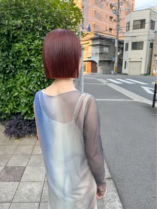 ショート カラー 三浦 ふたばのヘアスタイル