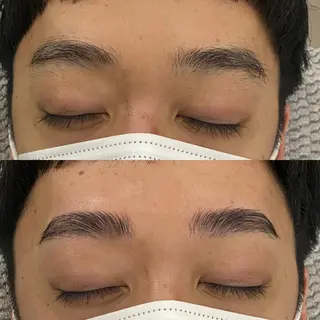 メンズ アイブロウ 眉毛&まつげ 似合わせデザイン功刀のマツエク・マツパデザイン