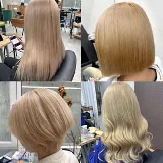 カラー welring所属・Aoba 🫧艶ハイトーン🫧のヘアスタイル