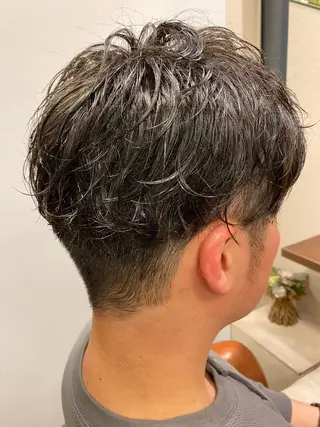 パーマ メンズ liL  hair サトウリョウタのヘアスタイル