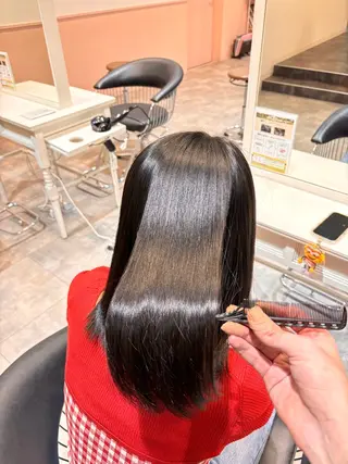 セミロング 髪質改善 田中大貴のヘアスタイル