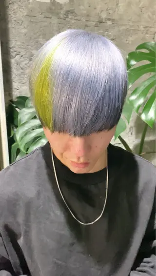 ショート カラー メンズ ハイトーン特化🌟 カワシマシュンスケのヘアスタイル