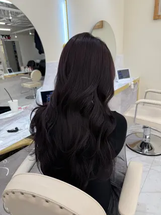 ロング カラー 韓国ヘア🇰🇷艶 カラー/sakuraのヘアスタイル