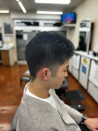 ミディアム メンズ 井尾 美空斗のヘアスタイル