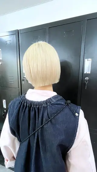 ショート カラー パーマ ヘアアレンジ メンズ キッズ ネイル マツエク・マツパ アイブロウ エビスザキレン／メン ズ／心斎橋🌳のヘアスタイル