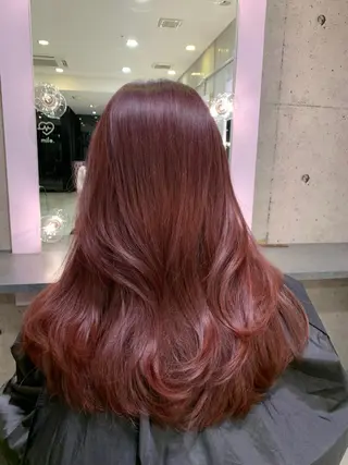 セミロング 韓国ヘア特化🇰🇷 心斎橋【ユリカ】のヘアスタイル