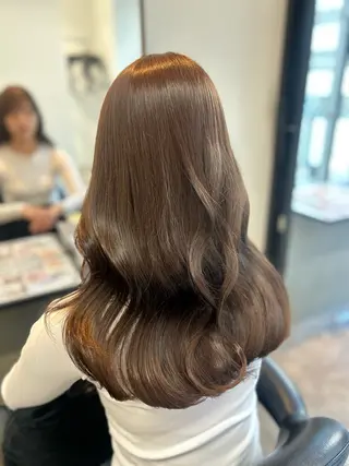 カラー 透明感カラー୨୧ 松山理桜🩰˖ ࣪⊹のヘアスタイル