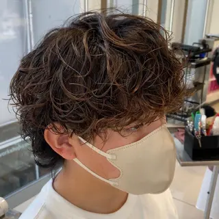 パーマ メンズ メンズ縮毛矯正 ♠️店長下平隼人のヘアスタイル