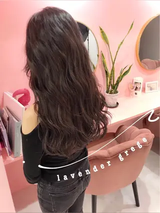 ロング カラー プル艶職人/ にしものヘアスタイル