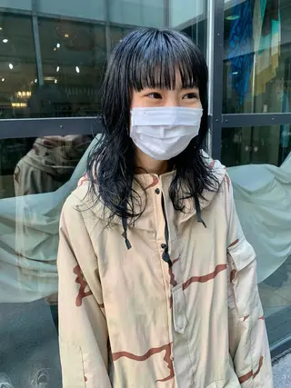 ミディアム パーマ tension 【テンション】のヘアスタイル