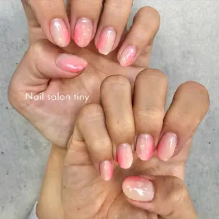 ネイル Nail salon tiny🩵のネイルデザイン