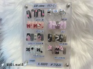 ネイル lili.nail y2k/長さ出しのネイルデザイン