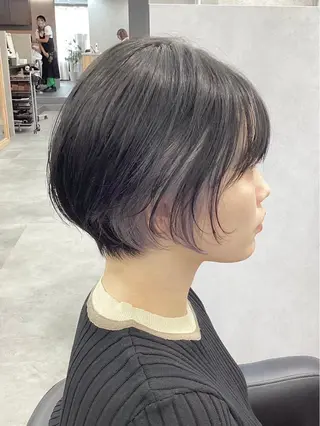 ショート 中村 彩夏のヘアスタイル