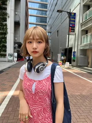 ミディアム カラー レイヤー専門家 ダブルカラー修のヘアスタイル