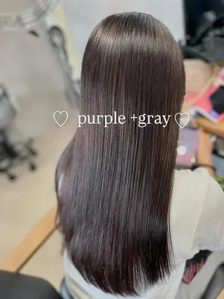 ロング カラー ヤマモト ヒロミのヘアスタイル