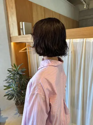 ショート パーマ レイヤー/ボブパーマ /垢抜け/タクミのヘアスタイル