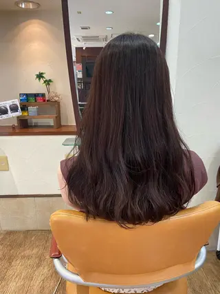 ロング カラー サプリームヘア 飯田みち瑠のヘアスタイル